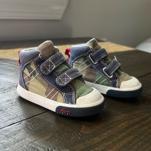 See Kai Run - toddler camo high-top sneakers